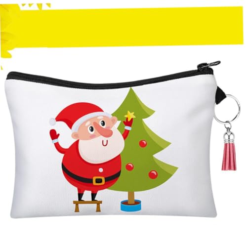 AKOOSY 8 Sätze Teiliges DIY Canvas Kosmetiktaschen mit Reißverschluss Sublimationsfähige Heat Transfer Make Up Organizer Taschen Vielseitige Aufbewahrung für Reisen und Kreativgestaltung von AKOOSY