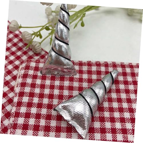 AKOOSY 8 Stück Teiliges DIY Haar Kleidungsdeko Silberfarben Langlebig für Party Bühnenauftritte Kostümfeiern Kreatives Zubehör für Mädchen Zufällige Farbe Zufällige Farbe von AKOOSY