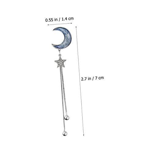 AKOOSY Asymmetrische Astronaut Ohrringe mit Quasten Lange Tassel Drop Earrings Weltraum Schmuckstücke für Frauen Vielseitig Kombinierbar zu Casual und Festlich von AKOOSY