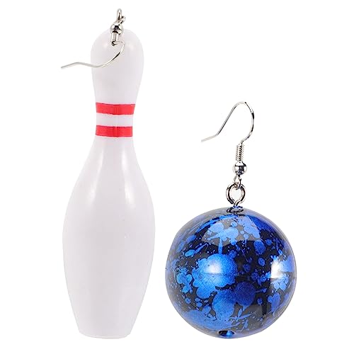 AKOOSY Asymmetrische Bowling Ohrringe Damen Nickelfrei Sportliche Ohrhänger Bowlingkugel Design Leicht Tragbar Für Bowling Fans AKOOSY Asymmetrische Bowling Ohrringe Damen Nickelfrei Sportliche Ohrhänger Bowlingkugel Design Leicht Tragbar Für Bowling Fans von AKOOSY