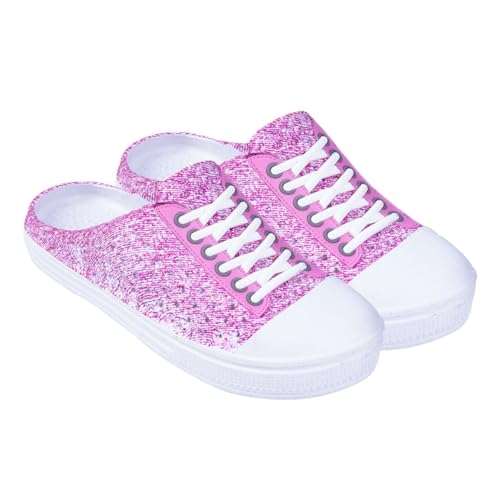 AKOOSY Atmungsaktive Damen Sandalen Sommer rutschfest Leichte Strand Pantoletten Vielseitig Tragbar Modisch in Rosa von AKOOSY