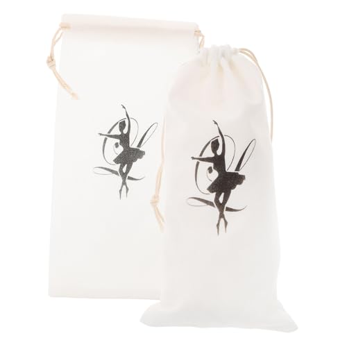 AKOOSY Ballettschuhtasche 2 Stücke Kordelzug Strapazierfähiges Material für Tanzschuhe für Damen Kompakte Aufbewahrung AKOOSY Ballettschuhtasche 2 Stücke Kordelzug Strapazierfähiges Material für Tanzschuhe für Damen Kompakte Aufbewahrung von AKOOSY