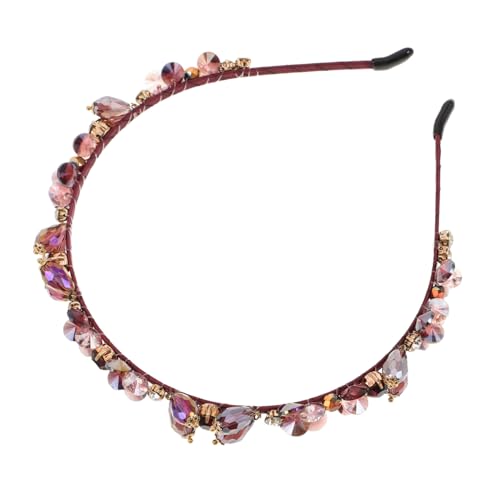 AKOOSY Barock Haarreif mit Funkelnden Kristallen Komfortables Anliegendes Stirnband für Hochzeiten Partys und Festliche Anlässe Eleganter Haarschmuck für Damen und Bräute von AKOOSY