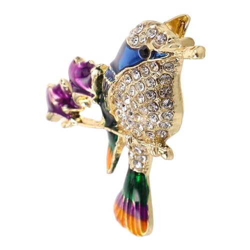 AKOOSY Titel Süße Freude Kristall Vögel Brosche Mit Emaille Einzigartige Magpie Anstecknadel Für Damen Und Herren Zur Dekoration Von Kleidung Und Mänteln von AKOOSY