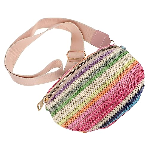 AKOOSY Bohemian Bauchtasche Damen Praktische Gürteltasche für Reisen und Sport Verstellbarer Schultergurt für Handy Geldbörse Ausweise Strapazierfähiges Material Sommer Style von AKOOSY