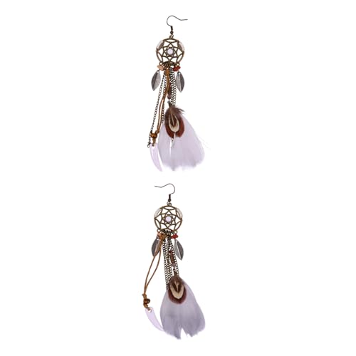 AKOOSY Boho Ohrhänger Damen Baumelnde Ohrschmuck Lange Design Modisch Attraktiv Für Alltag Arbeit von AKOOSY