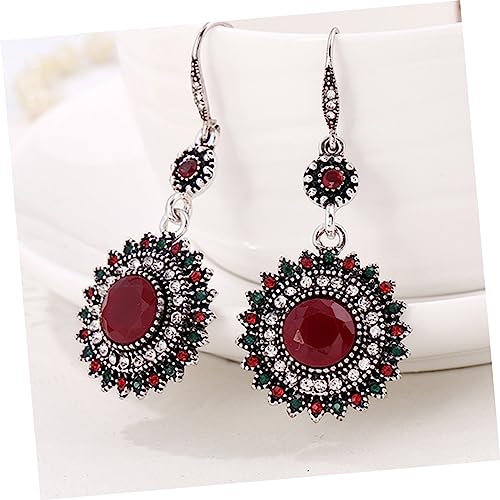 AKOOSY Boho Ohrringe Damen Sonnenblumen Design mit Strass Kreative Ethno Ohrhänger aus Langlebiger Modischer Schmuck für Party Tanz und Alltag von AKOOSY