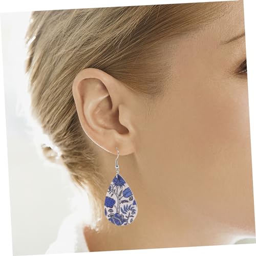 AKOOSY Damen Ohrringe Tropfen Boho Stil Und Pu Material Ohrhanger Mode Accessoires Für Frauen Für Hochzeit Geburtstag Party Tragen von AKOOSY