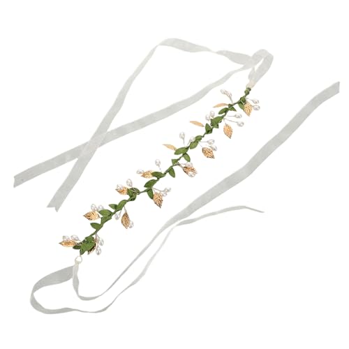 AKOOSY Bridal Hair Accessory Faux Headband Mit Grünen Blättern Boho-haar-garland Für Mädchen Hochzeits-dekorationen Für Brautpartys Und Blumenmädchen von AKOOSY