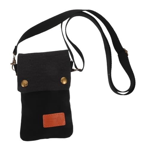 AKOOSY Canvas Umhängetasche Damen Klein mit Verstellbarem Riemen Leichte Crossbody Handytasche mit Münzfach Vielseitige Schultertasche für Alltag Arbeit Reisen und Freizeit von AKOOSY