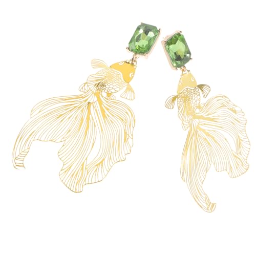 AKOOSY Chinesische Stil Fisch Ohrringe für Damen Filigrane Ohrstecker aus Langlebiger Eleganter Schmuck für Hochzeit Geburtstag Party Ohrdekoration AKOOSY Chinesische Stil Fisch Ohrringe für Damen Filigrane Ohrstecker aus Langlebiger Eleganter Schmuck für Hochzeit Geburtstag Party Ohrdekoration von AKOOSY