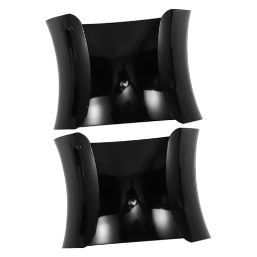 AKOOSY Chunkiger Damen Armreif Geometrisch Offene Manschette Punk Streetstyle Metall Schmuck Schwarz von AKOOSY