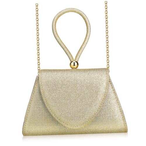 AKOOSY Damen Clutch Tasche aus Polyester Leichte Tote Bag mit Praktischem Tragegriff Geräumige Handtasche für Hochzeit Party und Alltag Reißfest und Vielseitig Einsetzbar von AKOOSY