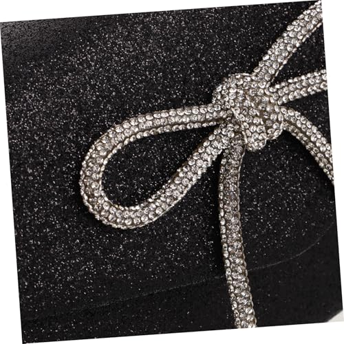 AKOOSY Pailletten Handtasche Für Damen Mit Schleife Elegante Clutch-tasche Für Abendkleid Und Hochzeit Glänzendes Abend-clutch-accessoire von AKOOSY
