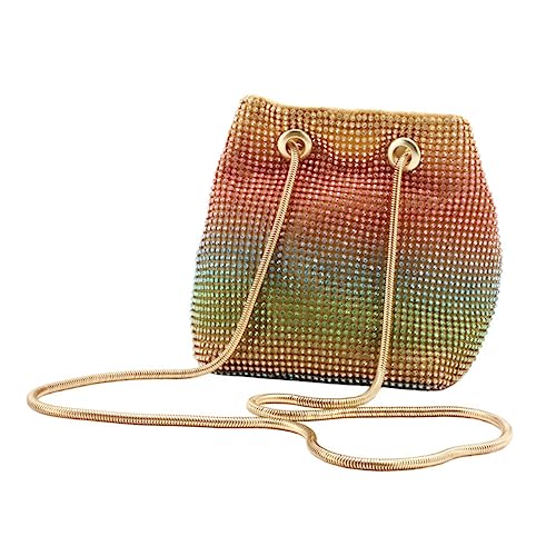 AKOOSY Damen Schultertasche mit Funkelnden Strasssteinen Vielseitige Abend Bucket Bag Modisch als Hand und Umhängetasche für Party Shopping und Besondere Anlässe Geeignet AKOOSY Damen Schultertasche mit Funkelnden Strasssteinen Vielseitige Abend Bucket Bag Modisch als Hand und Umhängetasche für Party Shopping und Besondere Anlässe Geeignet von AKOOSY