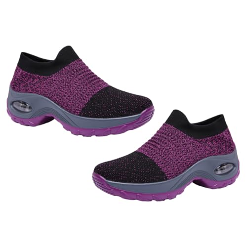 AKOOSY Damen Sportschuhe Luftgepolstert Flexibel Atmungsaktiv Freizeit Outdoor Schuhe Für Frühling Herbst Winter von AKOOSY