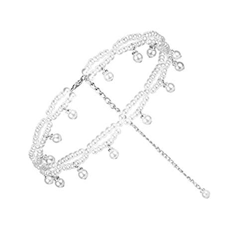 AKOOSY Damen Taillenkette Perlen Verstellbare Taillenkette für Kleider Hochzeiten Besondere Anlässe Perfekter Körperkurven Einzigartiges Design von AKOOSY