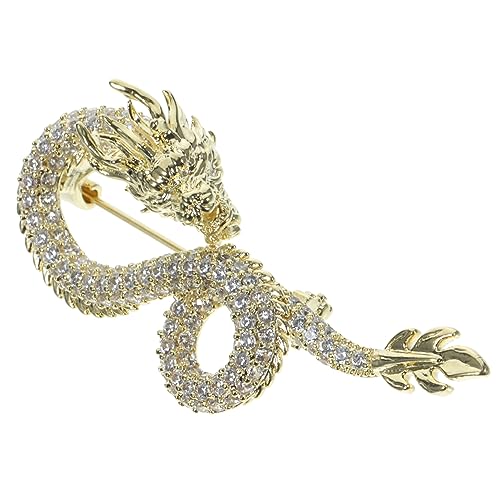 AKOOSY Drachenbrosche Kupfer im Vintage Stil Anstecknadel mit Drachenmotiv für Besondere Anlässe Geeignet für Damen und Herren Perfektes Valentinstag oder Geburtstag AKOOSY Drachenbrosche Kupfer im Vintage Stil Anstecknadel mit Drachenmotiv für Besondere Anlässe Geeignet für Damen und Herren Perfektes Valentinstag oder Geburtstag von AKOOSY