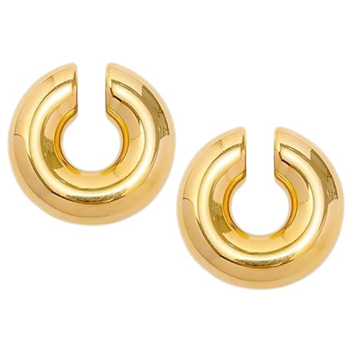 AKOOSY Edelstahl Ohrclips Leicht Ohrklemmen Ohrschmuck Mädchen Dainty Ear Cuff Ohrclip für Alltag Party Valentinstag von AKOOSY