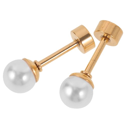 AKOOSY Edelstahl Ohrstecker Damen Perlenohrringe Faux Pearl Ohrschmuck Leicht Elegant Modisch Schmuck für Frauen und Mädchen AKOOSY Edelstahl Ohrstecker Damen Perlenohrringe Faux Pearl Ohrschmuck Leicht Elegant Modisch Schmuck für Frauen und Mädchen von AKOOSY
