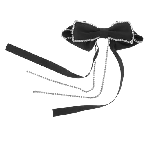 AKOOSY Eleganter Haarclip mit Strassbesatz Schleifen Design Langlebige Haarklammer für Damen für Hochzeit Geburtstag und Festliche Anlässe Einfach zu Tragen und Vielseitig Kombinierbar von AKOOSY