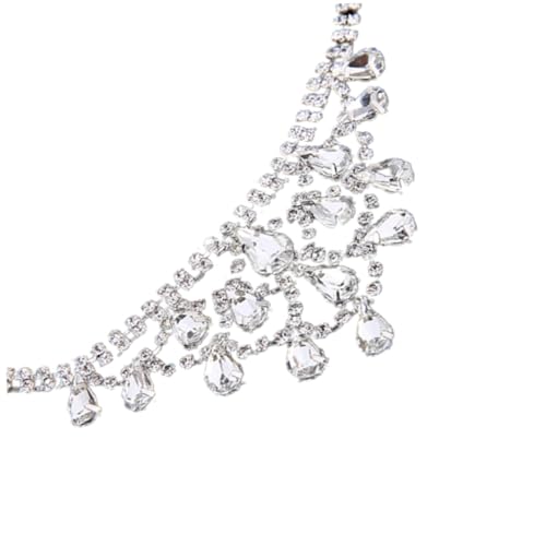 AKOOSY Elegantes Braut Haarband mit Strasssteinen Silbernes Leichtes Stirnband Handgefertigtes Komfortables Hochzeits Accessoire für Damen Stilvolles Haarschmuck Design Passend zu von AKOOSY