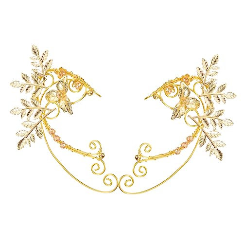 AKOOSY Ohrmanschetten Ohrringe Für Frauen Und Blumen-ohrclips Ohrmanschetten Für Damen Mit Ohrlöchern Ohrclip Schmuck Ohrschmuck Für Damen von AKOOSY