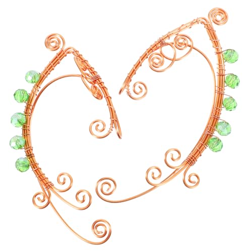 AKOOSY Fairy Ear Cuff Damen Ohrmanschette Kupfer Leicht Ohrclips Ohrloch Komfortabel Schmuck von AKOOSY