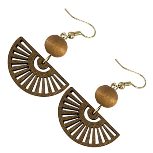 AKOOSY Fan-form Ohrhänger Damen Leichtes Design Ethnisch Inspiriert Chinese Style Schmuck für Alltag und Festlichkeiten von AKOOSY