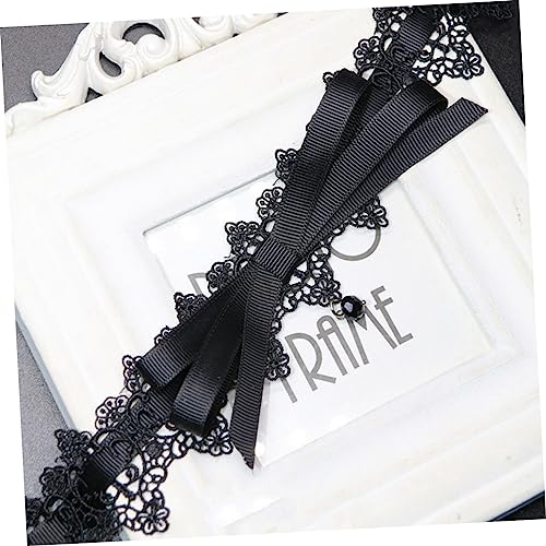 AKOOSY Fashion Choker Mädchen Spitzen Halsband mit Schleifen Verstellbar Leicht und für Alltag Party Club und Geeignet von AKOOSY
