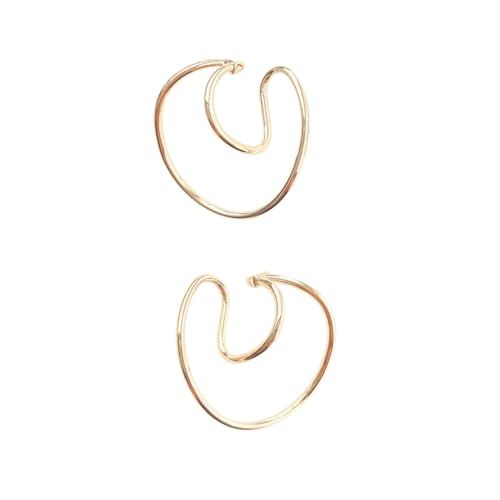 AKOOSY Französische Ohrclips Damen Ohrhaken mit motiv Schmerzfrei Modisch für Mädchen und Frauen Leichte Komfortable Ohrringe ohne Ohrlöcher Vielseitig für Jeden Anlass von AKOOSY