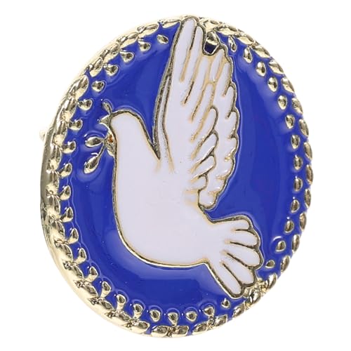 AKOOSY Friedenstauben Anstecknadel Legierung Brustpin mit Elegantem Friedensdesign für Kleidung Rucksäcke Jacken Stilvolle Schmuckaccessoires AKOOSY Friedenstauben Anstecknadel Legierung Brustpin mit Elegantem Friedensdesign für Kleidung Rucksäcke Jacken Stilvolle Schmuckaccessoires von AKOOSY