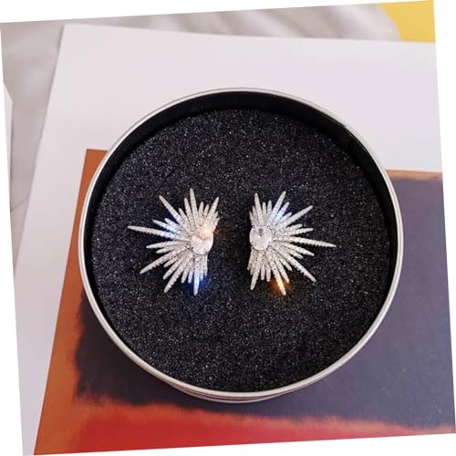 AKOOSY Stern Ohrringe Mit Strass Für Damen Funkelnde Ohrringe Als Statement Piece Zierliche Für Hochzeit Und Abendkleidung von AKOOSY