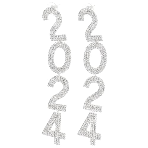 AKOOSY Funkelnde Tropfenohrringe für Frauen Ohrringe mit Strasssteinen Vielseitig und für von AKOOSY