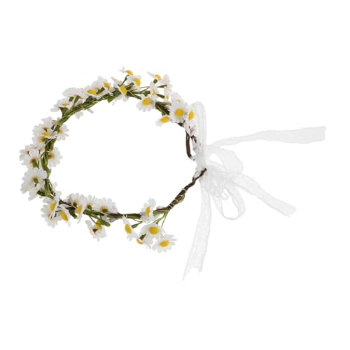 AKOOSY Gänseblümchen-blumenkrone – Leichtes Haar-accessoire Im Boho-stil Mit Künstlichen Blumen Für Bräute, Brautjungfern Und Veranstaltungen Im Freien von AKOOSY