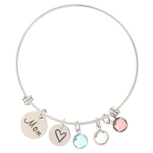 AKOOSY Charm Bracelet Armband Mit Geburtssteinen Für Muttertag Einzigartiges Für Mama Dekorativ Und Langlebig Für Jeden Anlass von AKOOSY