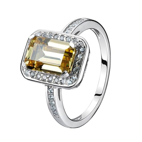 AKOOSY Strassringe Für Frauen Offene Silberringe Verstellbare Verlobungsringe Passt Zu Hochzeiten Und Partys Everyday Accessoire von AKOOSY