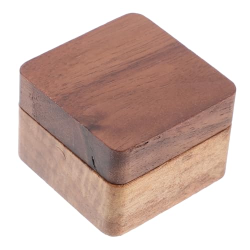 AKOOSY Gitarren Pick Aufbewahrungsbox aus Holz Kompakter Ukulele Pick Organizer mit Polierter Oberfläche Schützend und Tragbar für Musiker und Gitarrenliebhaber von AKOOSY