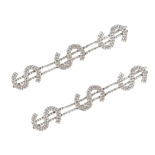 AKOOSY Glänzende S förmige Damen Ohrringe aus Langlebigem Material Modisch Schlicht für Alltag Festival Kostüm Schmuck von AKOOSY