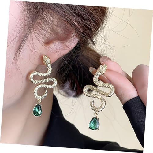 AKOOSY Gothic Schlangenohrringe Silbernadeln Leichte Vintage Ohrstecker Damen Modischer Schmuck Elegant für Alltag und Besondere Anlässe AKOOSY Gothic Schlangenohrringe Silbernadeln Leichte Vintage Ohrstecker Damen Modischer Schmuck Elegant für Alltag und Besondere Anlässe von AKOOSY