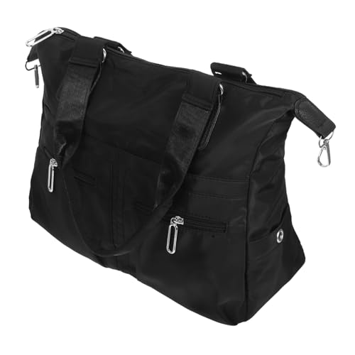 AKOOSY Große Damen Schultertasche mit Reißverschluss und Mehreren Fächern Robuster Nylon Polyester-tote für Arbeit Büro und Freizeit Modisch Vielseitige Umhängetasche von AKOOSY