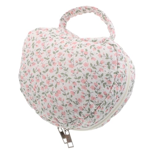 AKOOSY Blumenbeutel Für Damen Große Kosmetiktasche Mit Reißverschluss Make-up-Organizer Für Reisen Und Täglichen Gebrauch Praktischer Griff Für Einfachen Transport von AKOOSY