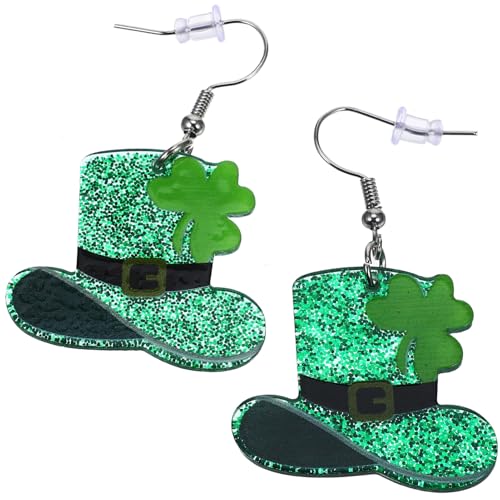 AKOOSY Grüne Kleeblatt-ohrringe Damen St Patrick Day Party Schmuck Hängend Leicht Kombinierbar Hautfreundlich Für Festival Alltag von AKOOSY