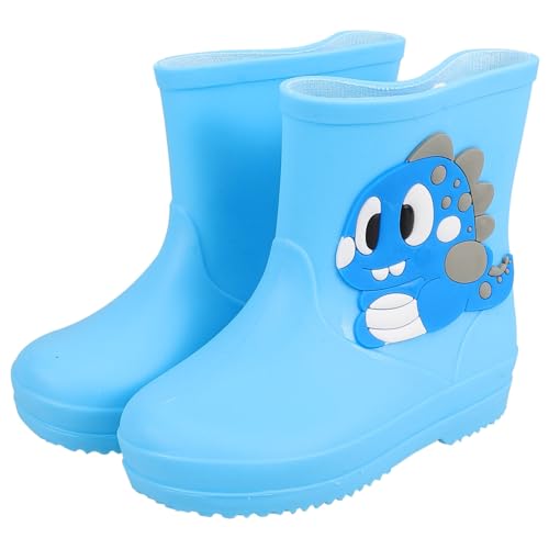 AKOOSY Gummistiefel PVC Leicht Rutschfest Cartoon Regenstiefel Outdoor Schuhe für Jungen Mädchen Geeignet Gartenwandern Camping von AKOOSY