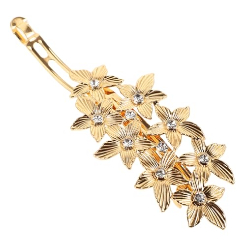 AKOOSY Haarspange für Damen Glitzernde Haarspange für Dünnes Haar Eleganter Federclip mit Blumendesign Perfektes Haaraccessoire für Hochzeiten Festlichkeiten von AKOOSY