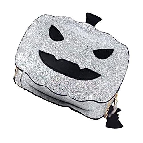 AKOOSY Halloween Umhängetasche Damen PU Taschenmode Shiny Crossbody Bag mit Kettengurt für Party Strand Shopping von AKOOSY