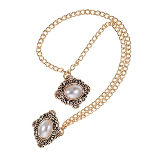 AKOOSY Herren Vintage Brosche Anstecknadel mit Kette Brustnadel für Anzug Pullover Schal Kleiderbrosche in Gold Vielseitige Schmuckdekoration für Besondere Anlässe und Alltag von AKOOSY