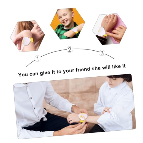 AKOOSY Herzförmiges Silikon Magnetarmband Leichtes Handdekor Werkzeug Angenehm zu Tragen Passend für Handgelenke für Freunde von AKOOSY