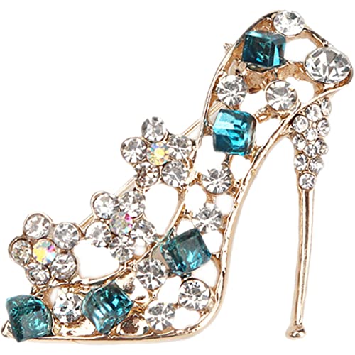 AKOOSY Hochzeitsfeier Bling High Heel Brosche Pin für Frauen Elegantes Kleidungsaccessoire Robustem für Jede Besondere Anlässe Perfektes von AKOOSY