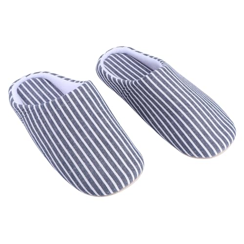 AKOOSY Japanische Hausschuhe mit Weicher Baumwollsohle Atmungsaktiv Flauschig und Leicht Unisex Komfortpantoffeln für Herbst und Winter Passend für Angenehme Wärme und Rutschfeste von AKOOSY